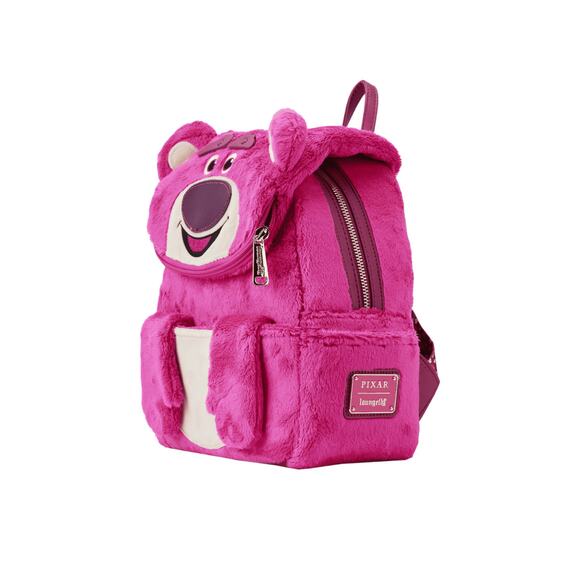 Loungefly Disney Pixar Toy Story Lotso Plush Pink Bear Mini Backpack Scented New